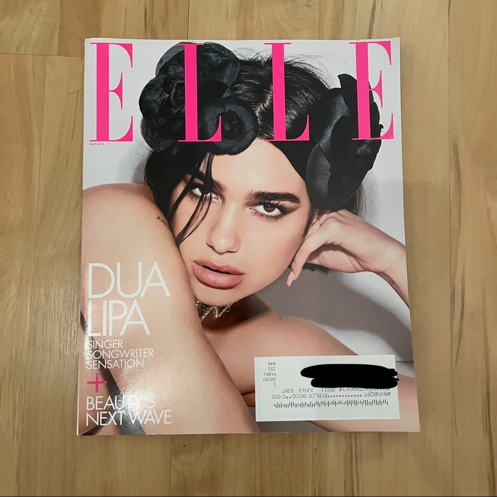 Elle Magazine w/Dua Lipa Cover